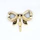Brass Handmade Golden Bow design Wall Hook for Hanging Clothes