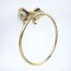 Premium Brass Bow Design Ring Hanger for Bathroom