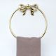 Premium Brass Bow Design Ring Hanger for Bathroom