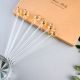 6 Pieces Cut Bird Stirrer Glass Swizzle Sticks for Cocktail Party