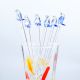 6 Pieces Cut Penguin Stirrer Glass Swizzle Sticks for Cocktail Party