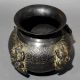 Handcrafted Brass Ritual Pot with Sculpted Devi-Devtas Handles