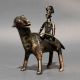 Dhokra Tribal Rider on Animal Brass Sculpture