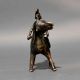 Dhokra Tribal Rider on Animal Brass Sculpture