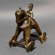 Dhokra Brass Horse Rider Rolling Sculpture