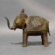 Dhokra Brass Elephant Tribal Folk Art Figurine