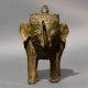 Dhokra Brass Elephant Tribal Folk Art Figurine