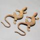 Brass Lizard Pair Tribal Folk Art Figurines