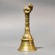 Brass Nandi Handle Temple Hand Bell