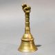 Brass Nandi Handle Temple Hand Bell