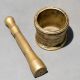Brass Mortar and Pestle Traditional Grinding Set