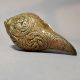 Brass Ganesh Carved Shankh Conch Decorative Idol