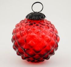 Red Solid Custard Apple Christmas Hanging