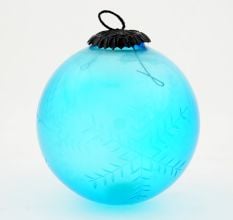 Turquoise Leaf Cut Christmas Hanging Online