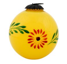 Yellow Round Flower Christmas Hanging