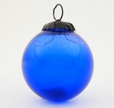 Navy Blue Round Christmas Hanging Online