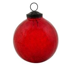 Antique Red Round Christmas Hanging