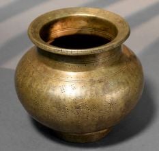 Handcrafted Brass Vintage Finish Traditional Pooja Kalash