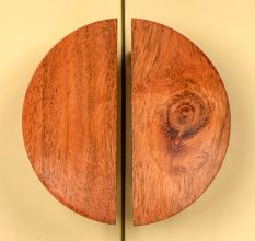 Handmade Wooden Door Handles(Medium) (4 Inches)In Pair