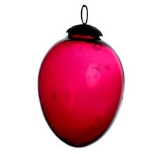 Red Avocado Star Cut Christmas Hanging