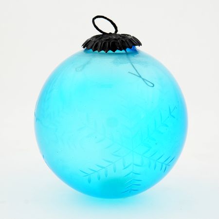 Turquoise Leaf Cut Christmas Hanging Online