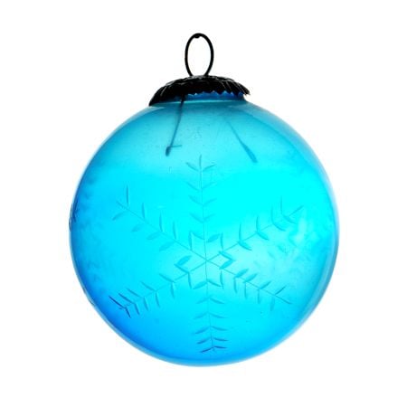 Turquoise Round Leaf Christmas Hanging Online