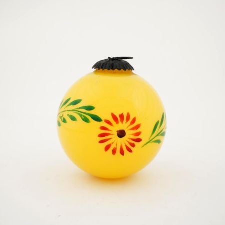 Yellow Round Flower Christmas Hanging