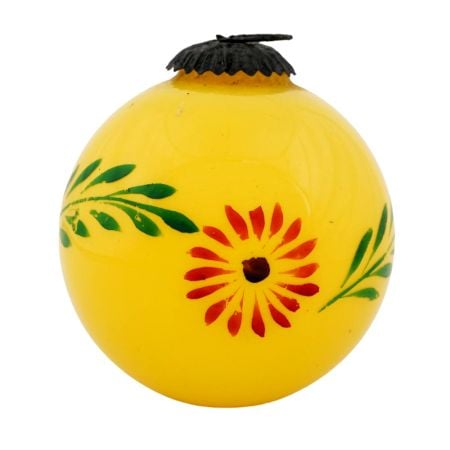Yellow Round Flower Christmas Hanging