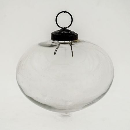 Clear Turnip Christmas Hanging