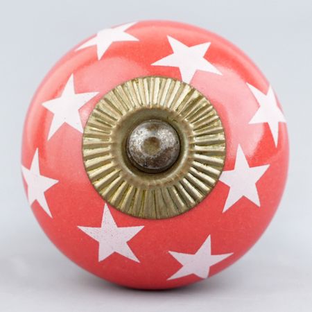 Red Star Ceramic Cabinet Knob Online