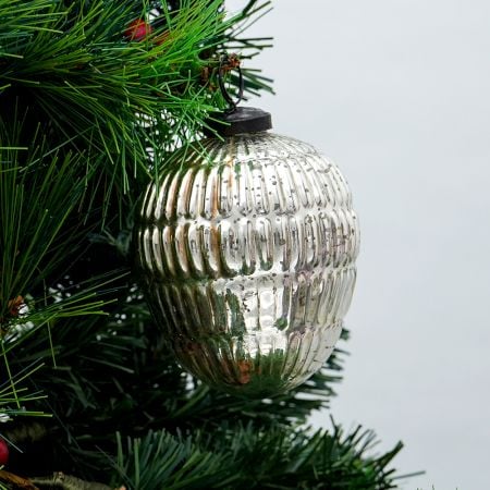 Silver Cut Christmas Hanging