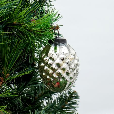 Silver Small Cut Christmas Hanging