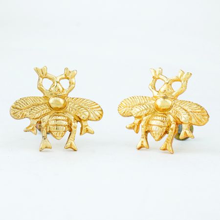 2 Piece Golden Bee Aluminium Drawer Knob