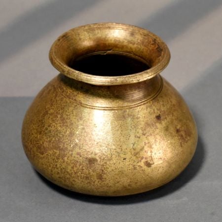 Handcrafted Brass Aged Finish Traditional Ritual Pot