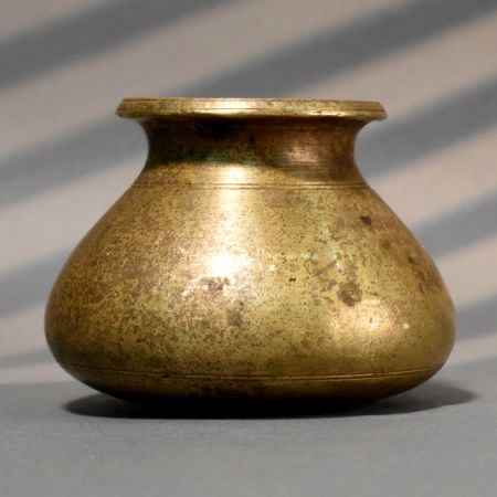 Handcrafted Brass Aged Finish Traditional Ritual Pot