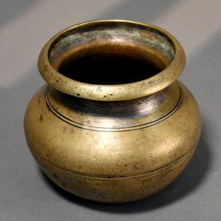 Handcrafted Brass Vintage Finish Sacred Ritual Kalash Pot