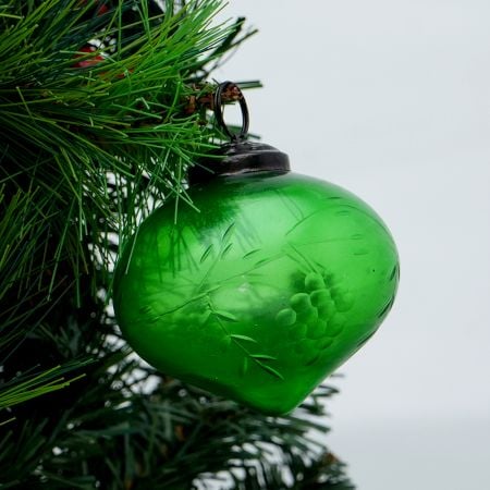 Green Turnip Grapes Cut Christmas Hanging