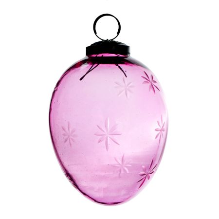 Queen Pink Avocado Star Cut Christmas Hanging