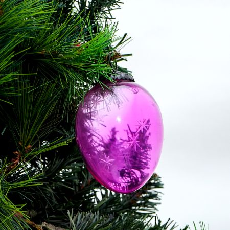 Queen Pink Avocado Star Cut Christmas Hanging