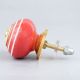 Red White Stripes Knob