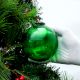 Green Leaf Cut Christmas Hanging