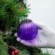 Purple Solid Melon Christmas Hanging