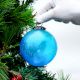 Turquoise Round Leaf Christmas Hanging Online