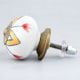 Amaryllis Mustard Flower Ceramic Cabinet Knob Online