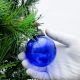 Navy Blue Round Christmas Hanging Online