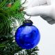 Navy Blue Round Christmas Hanging Online