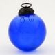 Navy Blue Round Christmas Hanging