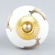Golden Running Rein Deer Pattern Ceramic Drawer Knob