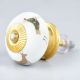 Golden Running Rein Deer Pattern Ceramic Drawer Knob