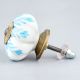 Turquoise Leaf Medium Knob